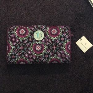 Vera Bradley RFID Turnlock Wallet